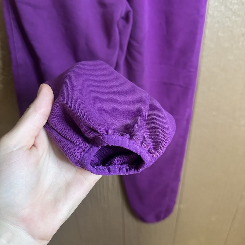 Nike Dri-Fit Swoosh Fly Standard Issue Sweatpant Jogger Size S Purple Loungewear - Picture 5 of 7